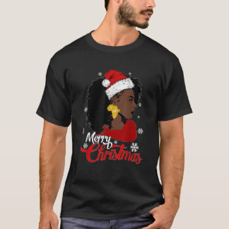 Camiseta Navidades de Sombrero Sombrero Africano Negro G