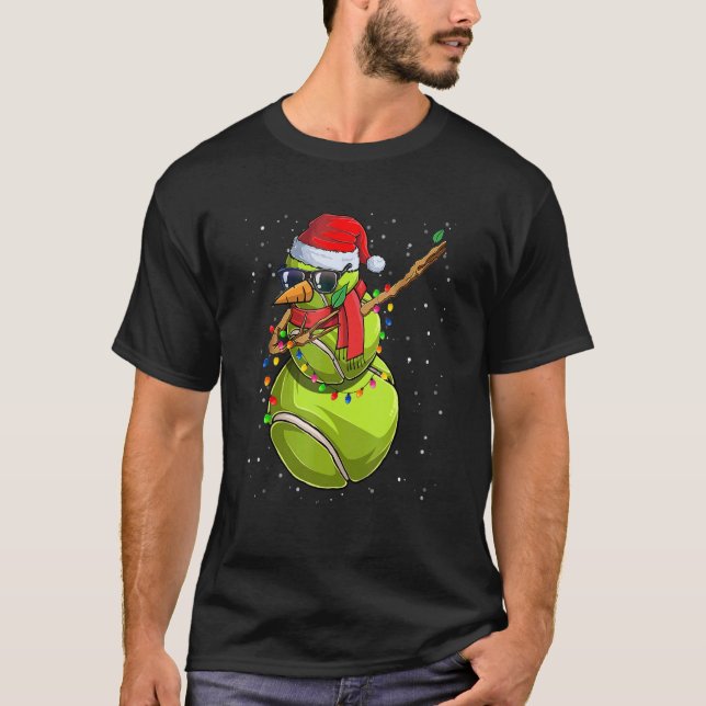Camiseta Navidades de Sombrero Sombrero de Dabbing (Anverso)