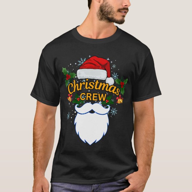 Camiseta Navidades de Sombrero y Barba de Santa María (Anverso)