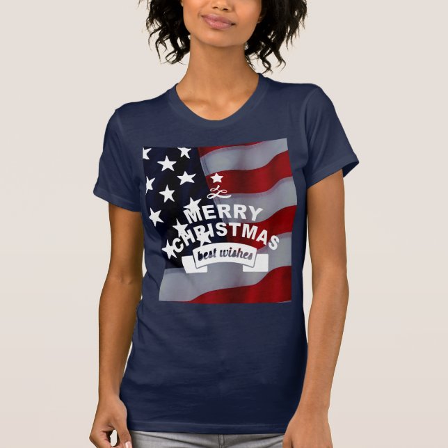 Camiseta Navidades de Star-Spangled: Celebrando la temporad (Anverso)