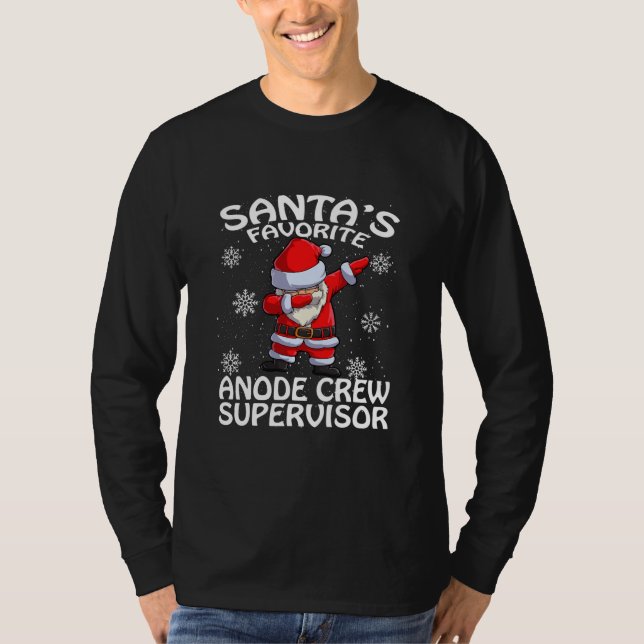 Camiseta Navidades de Supervisor de la Tripulación Anódica  (Anverso)