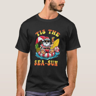 Camiseta Navidades De Surf Sea Sun Santa En Julio Tr