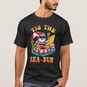Camiseta Navidades De Surf Sea Sun Santa En Julio Tr