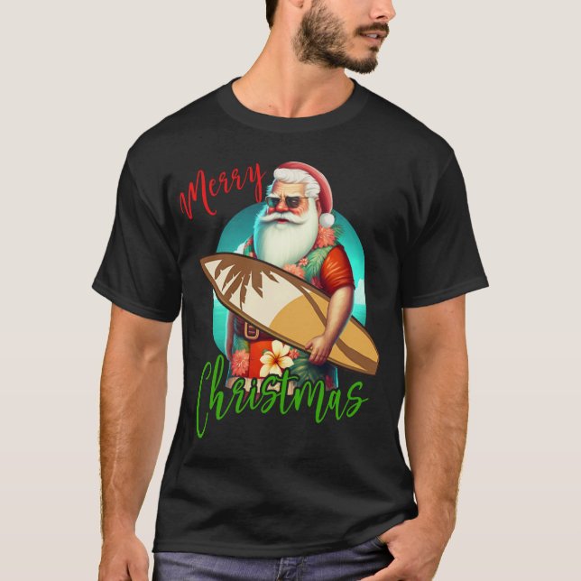Camiseta Navidades de Surfing de Hawái Pajama Hawaii (Anverso)