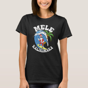 Camiseta Navidades de Surfing Mele Kalikimaka