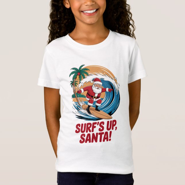 Camiseta Navidades de Surf's up Santa (Anverso)