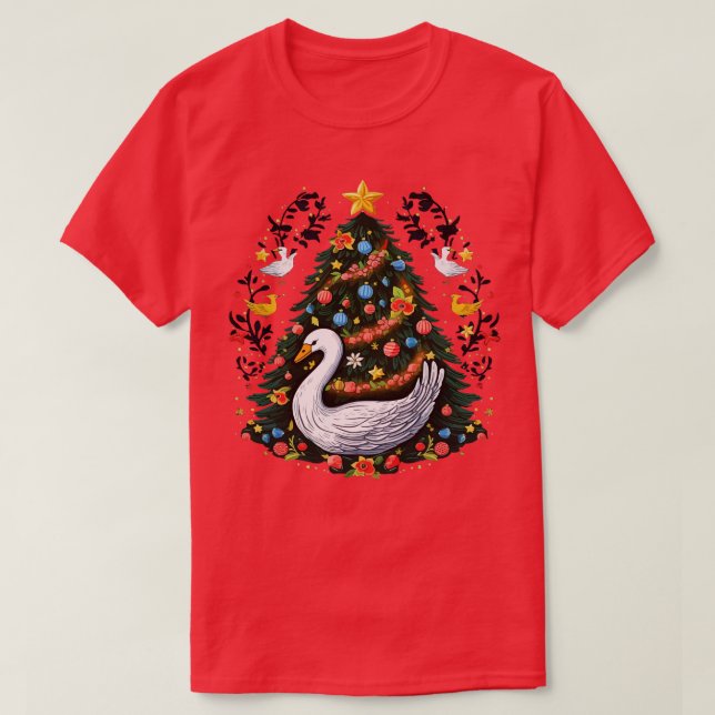 Camiseta Navidades de Swan (Diseño del anverso)