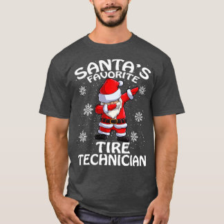 Camiseta Navidades de Técnico de Neumáticos Favoritos del S