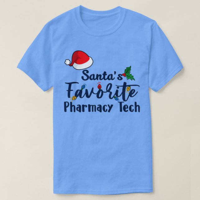 Camiseta Navidades De Tecnología De Farmacia Favoritos De S (Diseño del anverso)