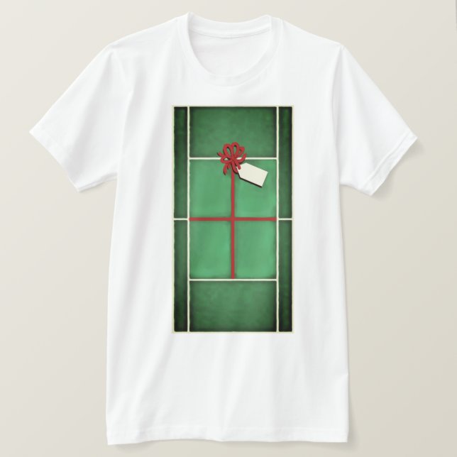 Camiseta Navidades de tenis creativos (Anverso del diseño)
