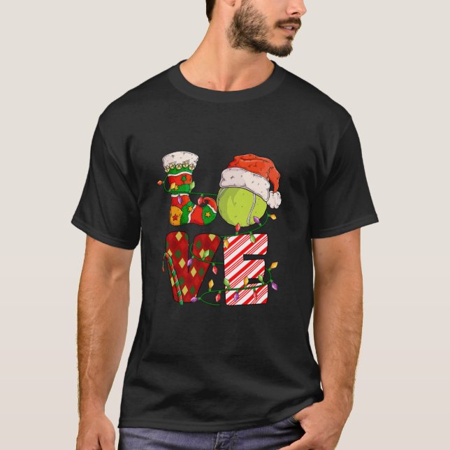 Camiseta Navidades de tenis  de tenis Fiesta de Navidad Lon (Anverso)