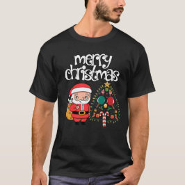 Camiseta Navidades de tenis en la mesa de ping pong con San