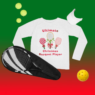 Camiseta Navidades de tenis, pádel y futbolista