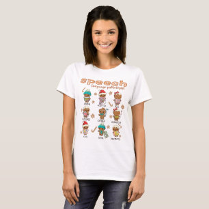 Camiseta Navidades de terapia de lenguaje de voz cute Ginge