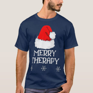 Camiseta Navidades de Terapia del Cerezo Físico u Ocupacio