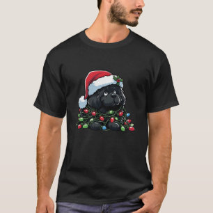 Camiseta Navidades de Terranova iluminan a perro con divert