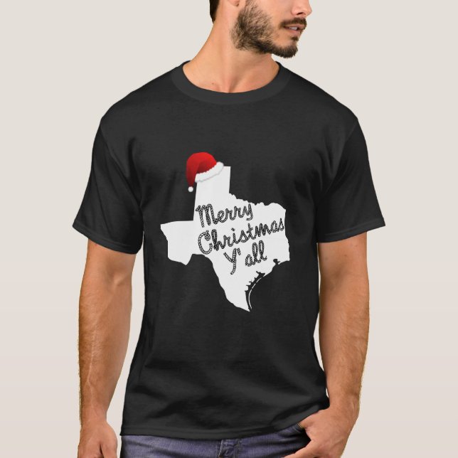 Camiseta Navidades de Texas Camisas Feliz Navidad y todo (Anverso)