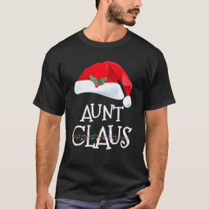 Camiseta Navidades de tía Claus Familia Pajama Matando Navi