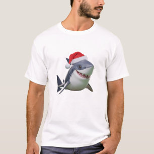 Camiseta Navidades de tiburones