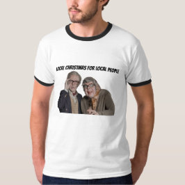 Camiseta navidades de tiendas locales de royston vasey arri