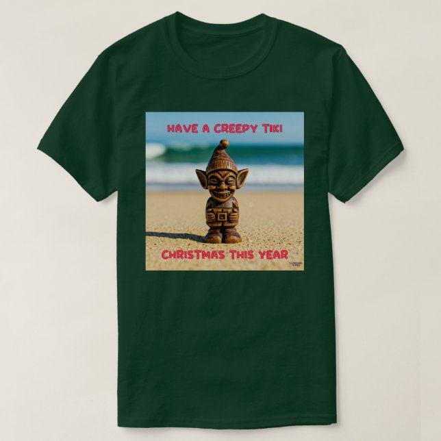 Camiseta Navidades de Tiki (Diseño del anverso)