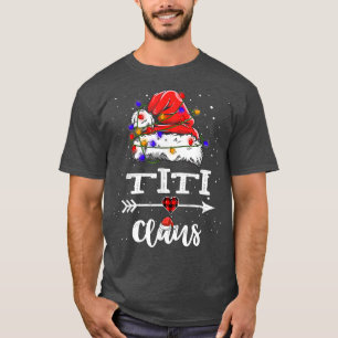 Camiseta Navidades de Titi Claus iluminan la coincidencia d