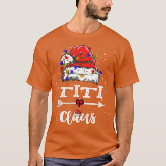 Camiseta Navidades de Titi Claus iluminan la coincidencia d