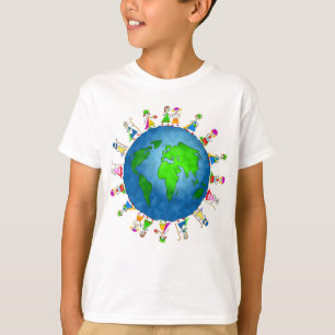 Camiseta Navidades de todo el mundo Camisas suaves para niñ