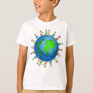 Camiseta Navidades de todo el mundo Camisas suaves para niñ
