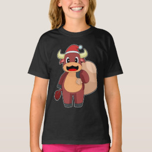 Camiseta Navidades de toros Santa Claus