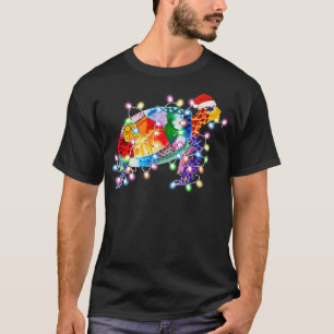 Camiseta Navidades de tortugas marinas iluminan la muerte d