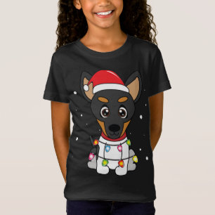 Camiseta Navidades de Toy Fox Terrier iluminan a mamá papá 