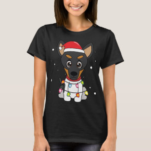 Camiseta Navidades de Toy Fox Terrier iluminan a mamá papá 