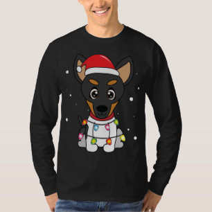 Camiseta Navidades de Toy Fox Terrier iluminan a mamá papá
