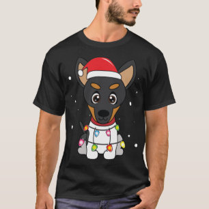 Camiseta Navidades de Toy Fox Terrier iluminan a mamá papá 