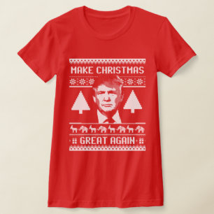 Camiseta Navidades de Trump - Que los Navidades vuelvan a s