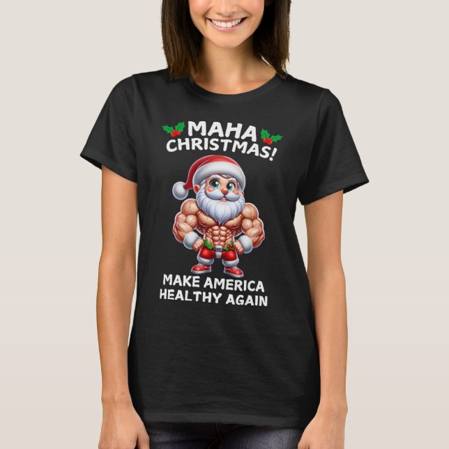 Camiseta Navidades de Trump Rfk Jr Navidades de Santa Maha (Anverso)