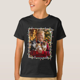 Camiseta Navidades de Trump sudan perrera de perro de gato