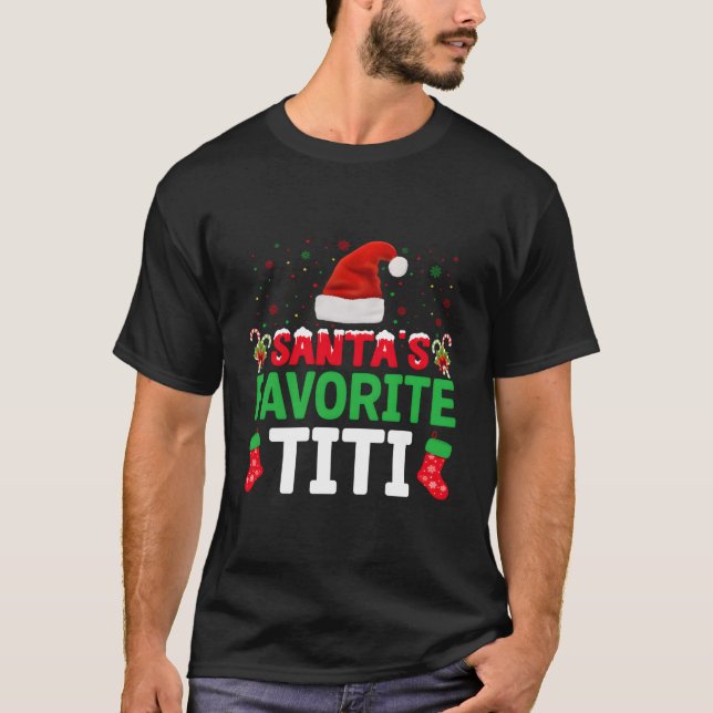 Camiseta Navidades De Tti Favorito De Santa Lucía Costume (Anverso)