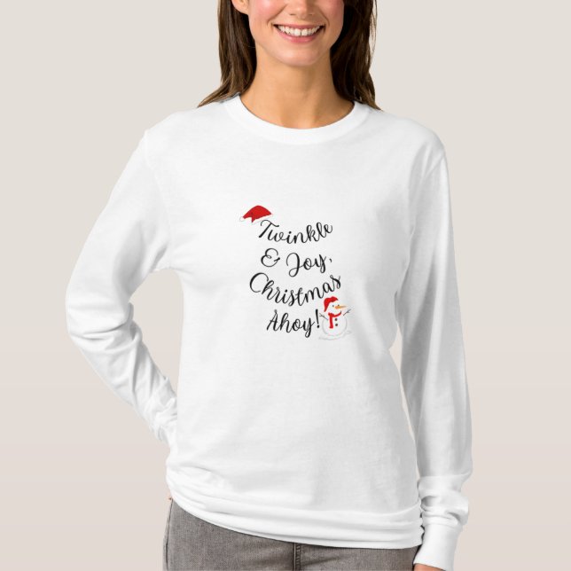 Camiseta ¡Navidades de Twinkle y Joy hoy! Festividad (Anverso)