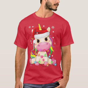 Camiseta Navidades de Unicornio alumbran a Navidades de San