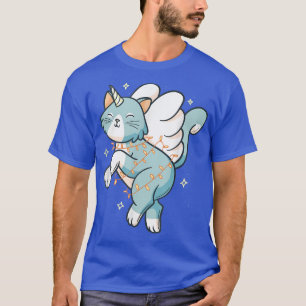 Camiseta Navidades de unicornio apagados para gatos