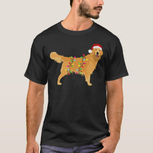 Camiseta Navidades de vacaciones de Golden Retriever Light 
