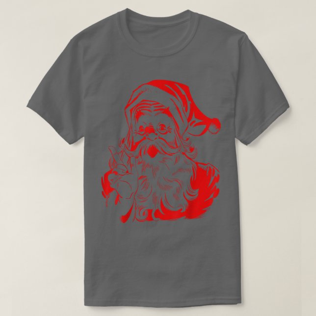 Camiseta NAVIDADES de vacaciones de SANTA Santa Claus (Diseño del anverso)