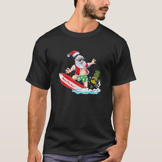 Camiseta Navidades de vacaciones de verano en la playa de S (Anverso)
