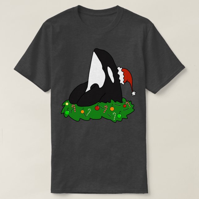 Camiseta Navidades de vacaciones Orca 1 (Diseño del anverso)
