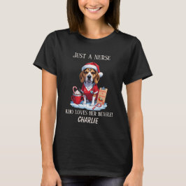 Camiseta Navidades de vacaciones personalizados Enfermera B