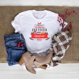 Camiseta Navidades de vacaciones tipografía moderna