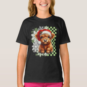 Camiseta Navidades de vacas de la región montañosa de Cute
