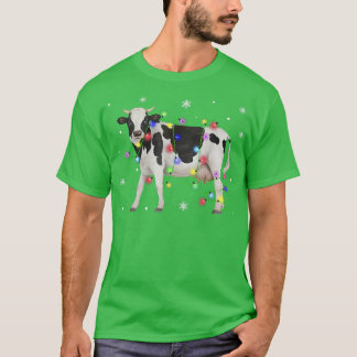 Camiseta Navidades de vacas ligan árbol de vaca navidad de
